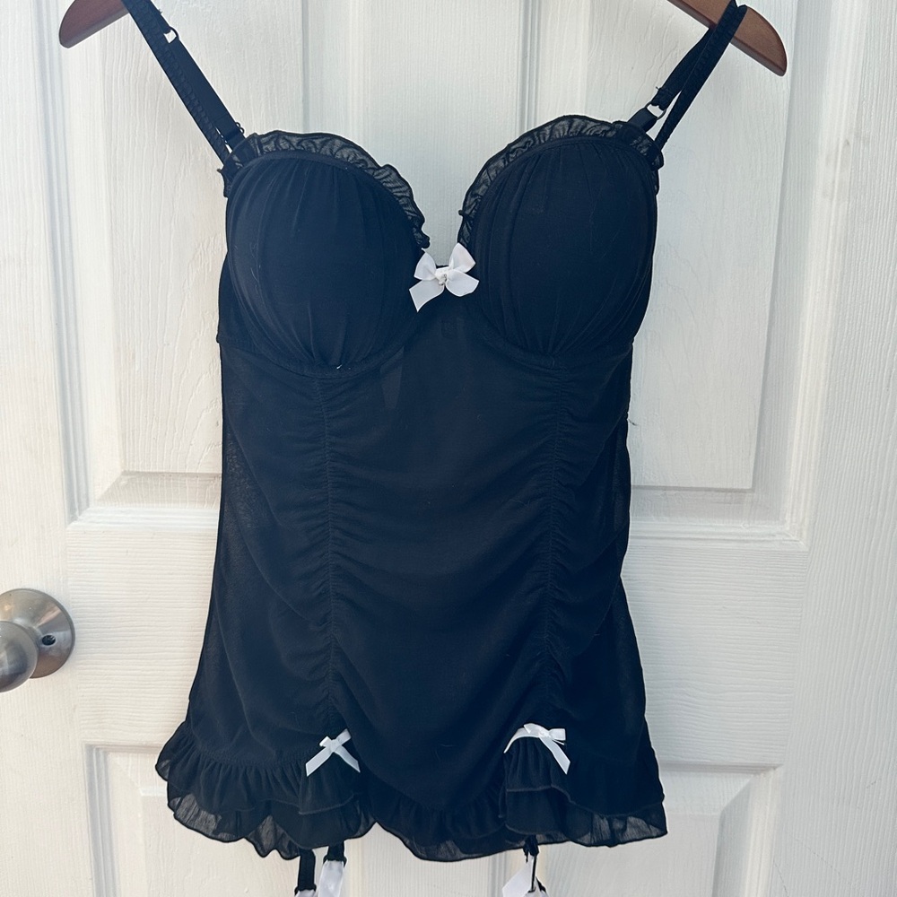 La SENZA Black merrywidow with White Bows